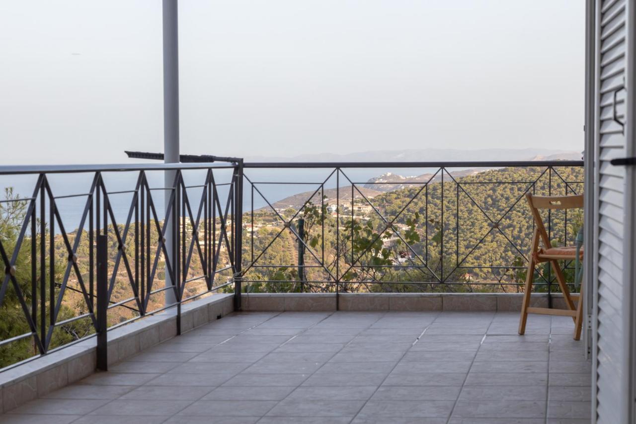 Mary'S Paradise Apartment With Panoramic Sea View To Kakia Thalassa And Daskalio Keratea Dış mekan fotoğraf